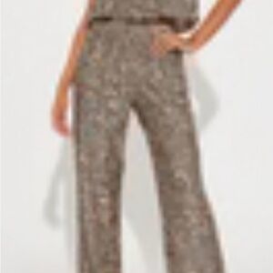 Fashion Nova Chic Animal Print Jumpsuit